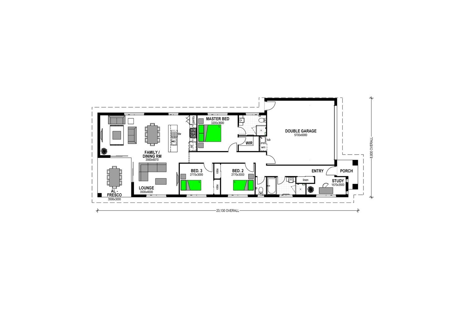 4 bedrooms New House & Land in Lot 21 Gillett Place 