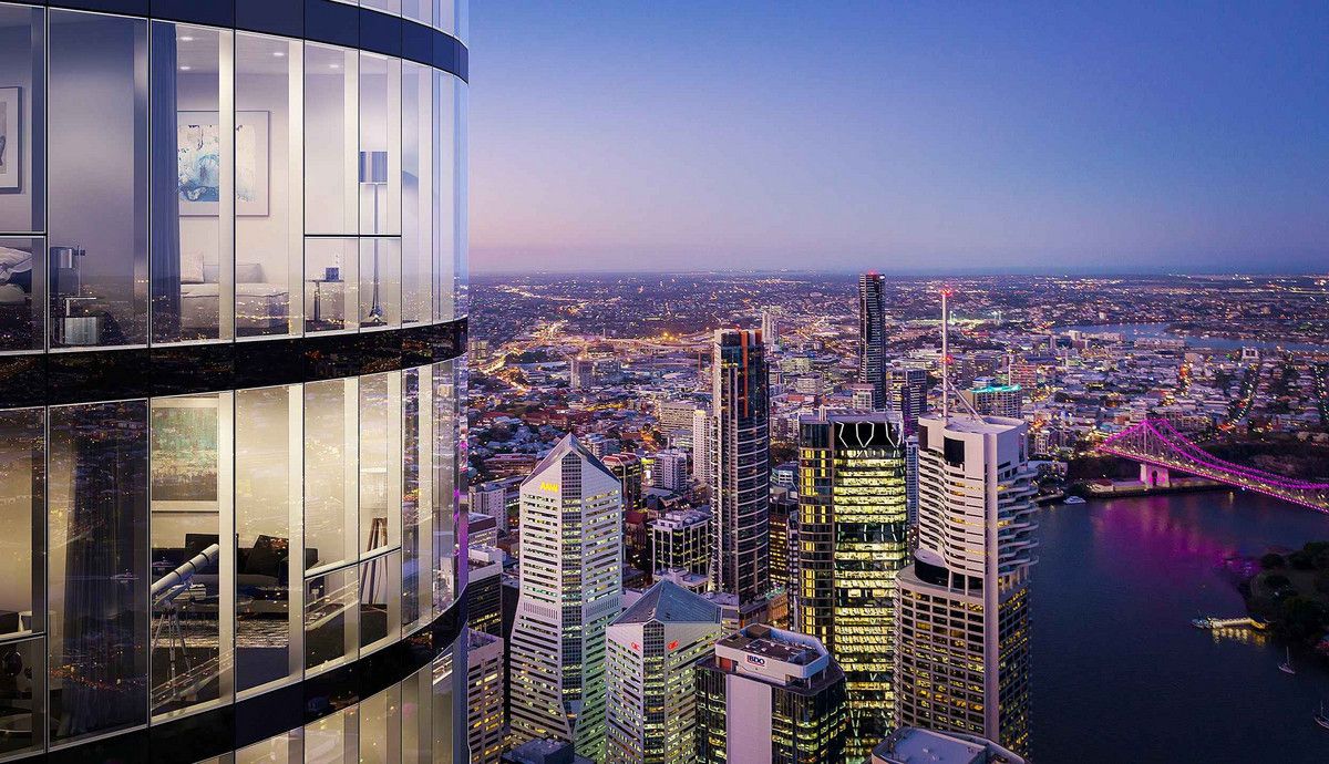 2 bedrooms Apartment / Unit / Flat in 3108/222 Margaret Street BRISBANE CITY QLD, 4000