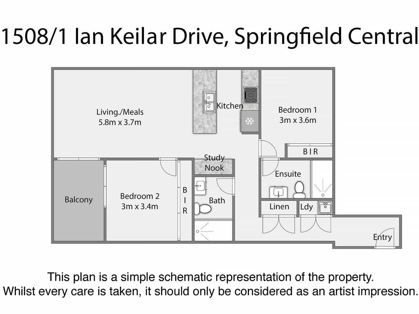 1508/1 Ian Keilar Drive, Springfield Central QLD 4300, Image 2