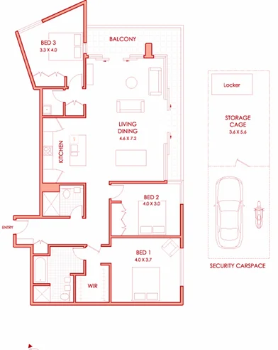 Additional image 6 of 1302/1 Grandstand Parade, Zetland NSW 2017