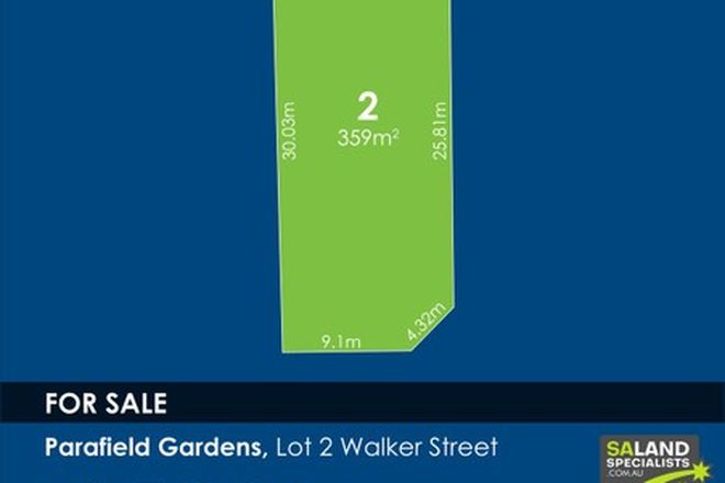 Picture of Lot 2 Walker Street, PARAFIELD GARDENS SA 5107
