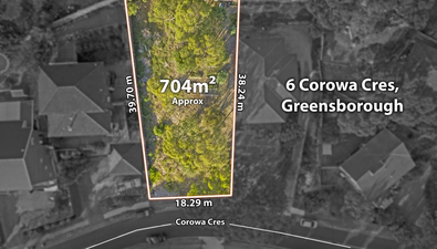 Picture of 6 Corowa Crescent, GREENSBOROUGH VIC 3088