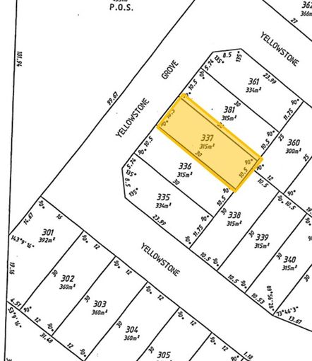 Vacant land in Lot 337 Yellowstone Grove, SUCCESS WA, 6164