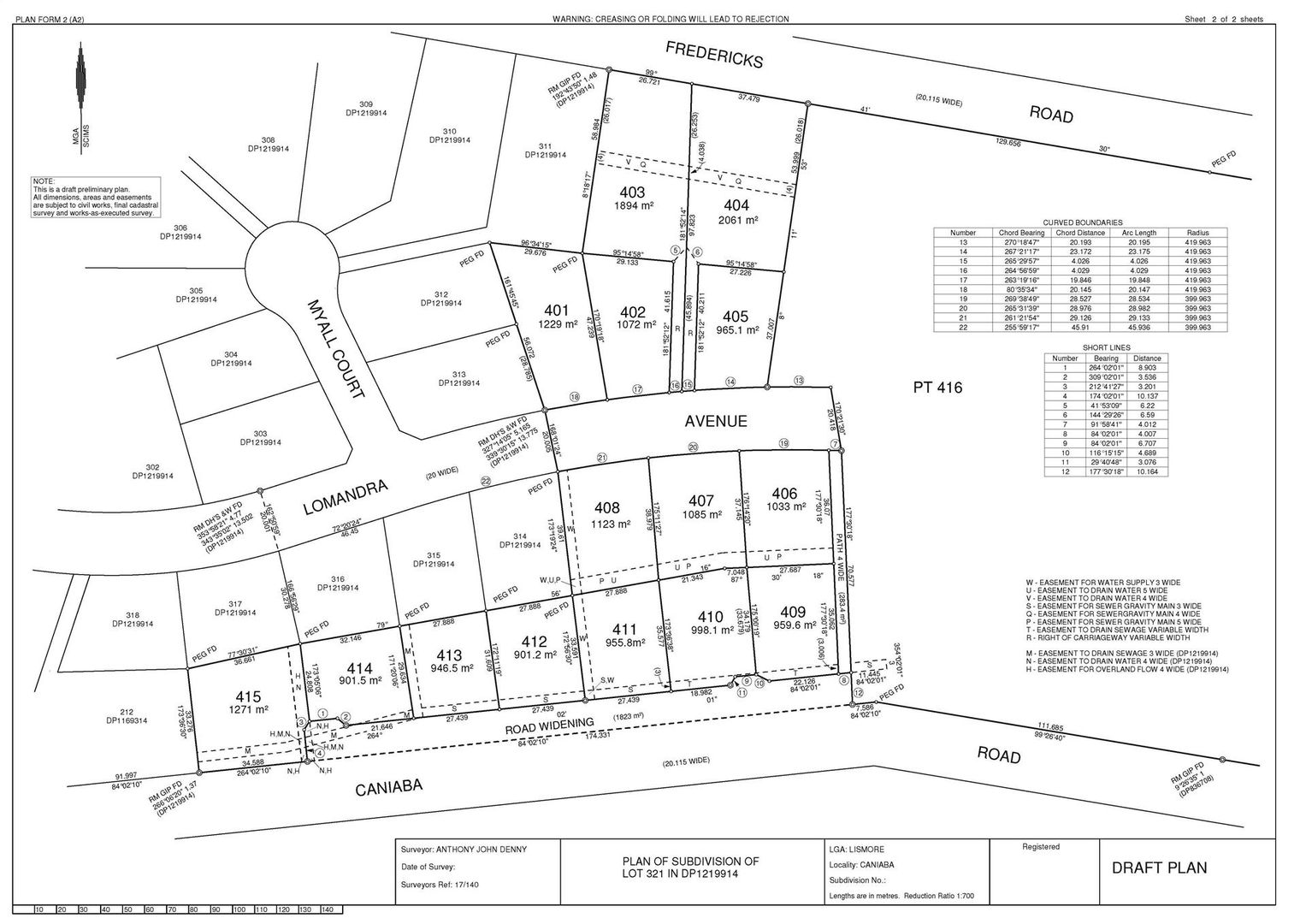 Lot 401 Lomandra Avenue, Caniaba NSW 2480, Image 1