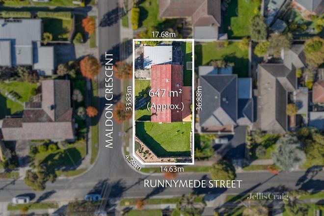 Picture of 10 Runnymede Street, DONCASTER EAST VIC 3109