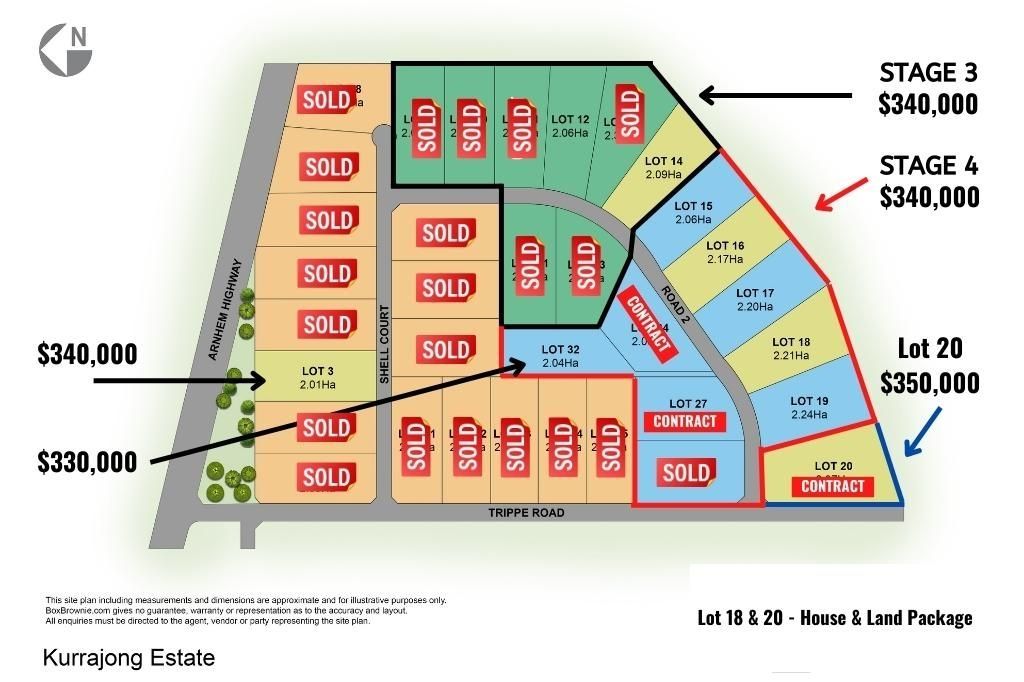 Stage 3 & 4 Kurrajong Estate, Humpty Doo NT 0836 Vacant Land for Sale