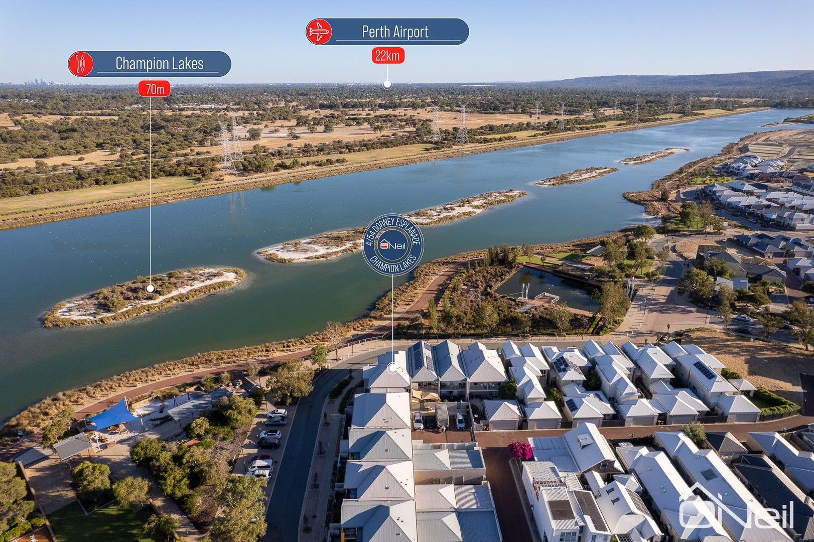 3 bedrooms Villa in 4/54 Dorney Esplanade CHAMPION LAKES WA, 6111