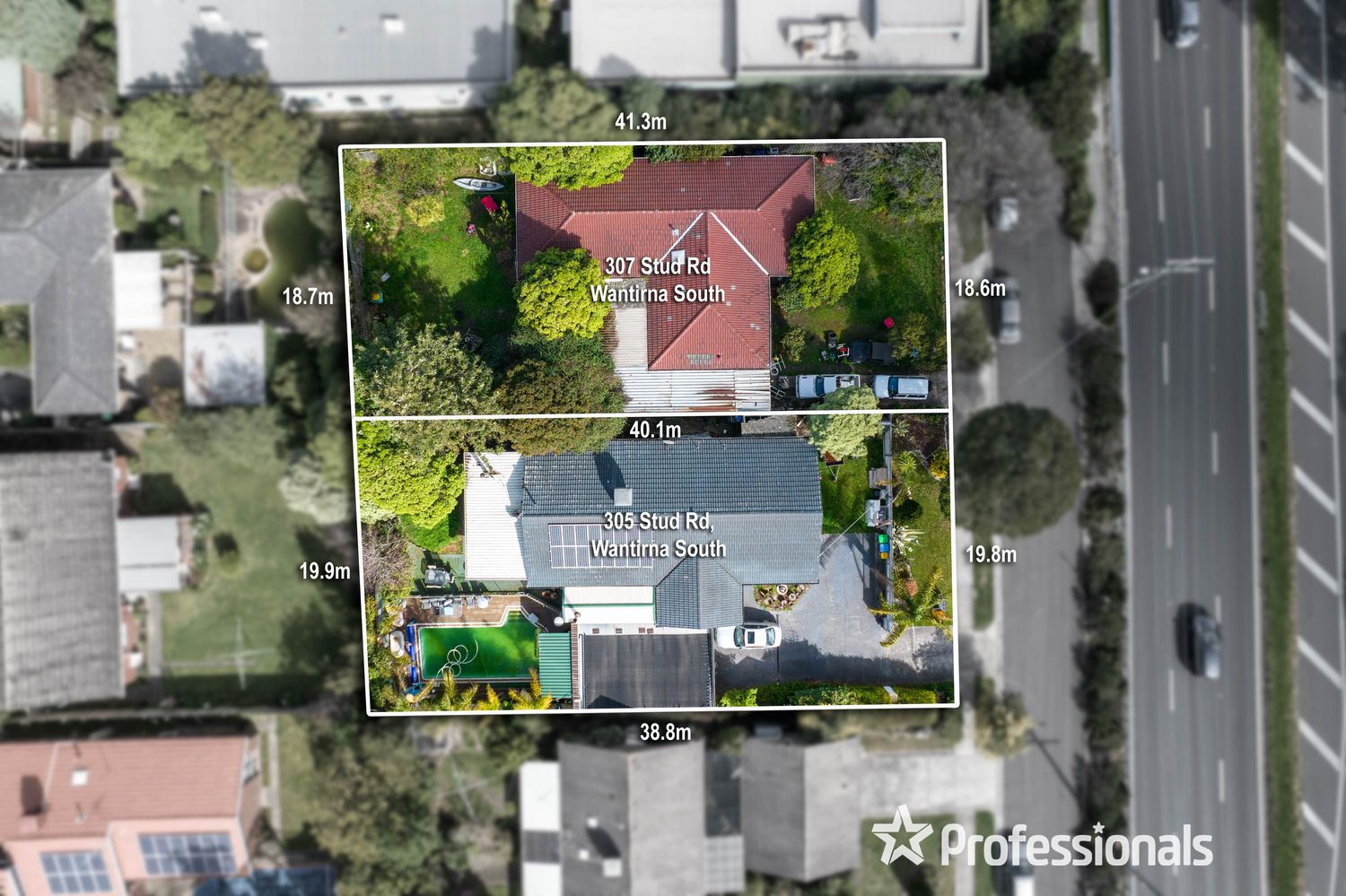 7 bedrooms House in 305 & 307 Stud Road WANTIRNA SOUTH VIC, 3152