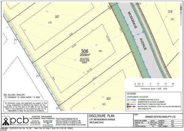 Picture of Lot 306 Musgrave Avenue, MAITLAND VALE NSW 2320