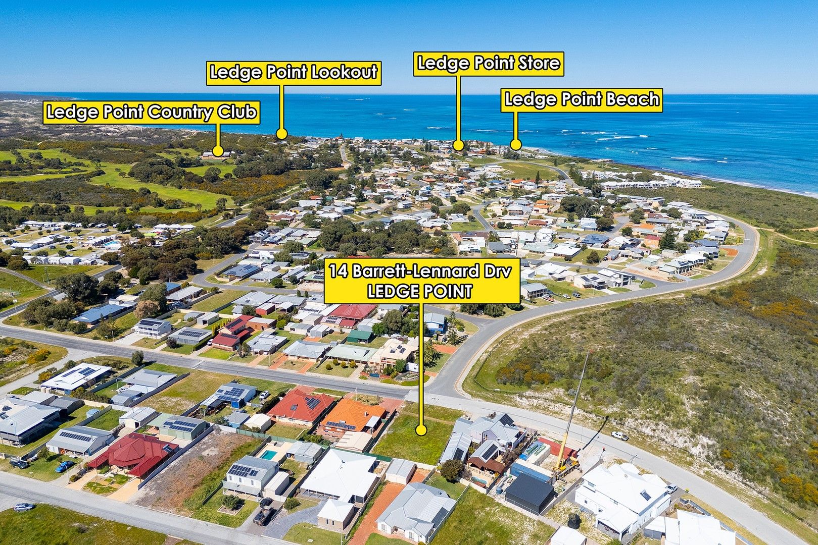 Vacant land in 14 BARRETT-LENNARD DRIVE, LEDGE POINT WA, 6043