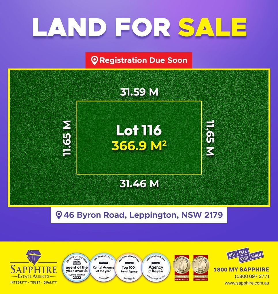 Vacant land in 116/46 Byron Road, LEPPINGTON NSW, 2179