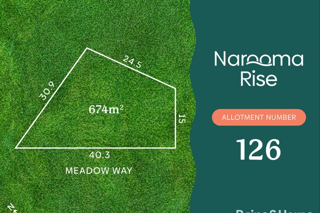 Picture of Lot 126 "Narooma Rise", MURRAY BRIDGE SA 5253