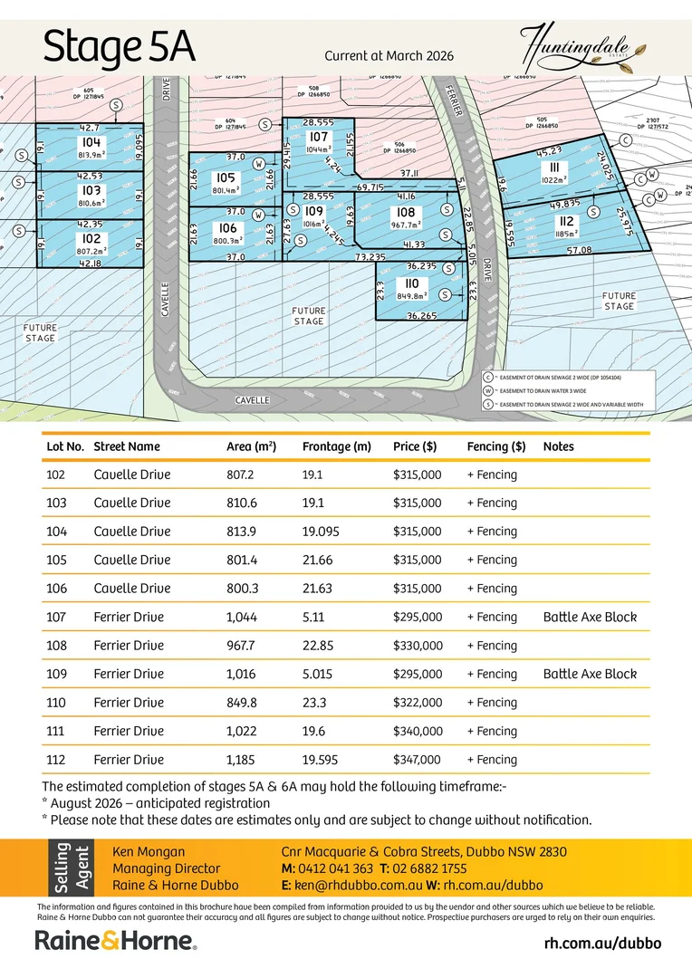 Additional image 3 of Stage 5A Huntingdale Estate, Dubbo NSW 2830