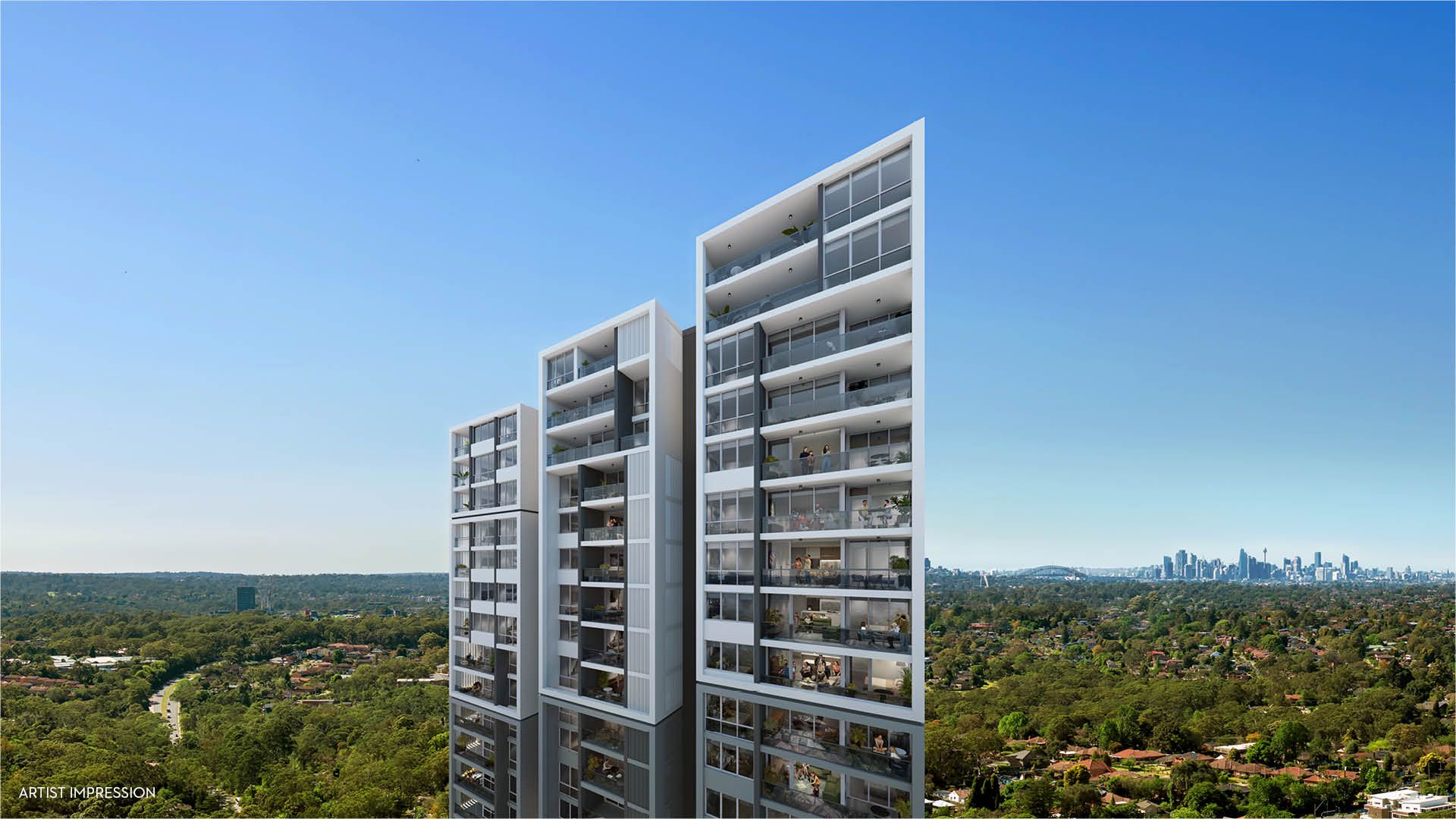 2 bedrooms New Apartments / Off the Plan in 37-41 Oxford Street EPPING NSW, 2121