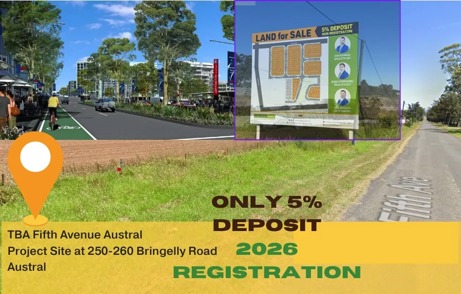 Land For Sale | 2026 Registration  | Walkable distance to Leppington Train Stat - Widok 3