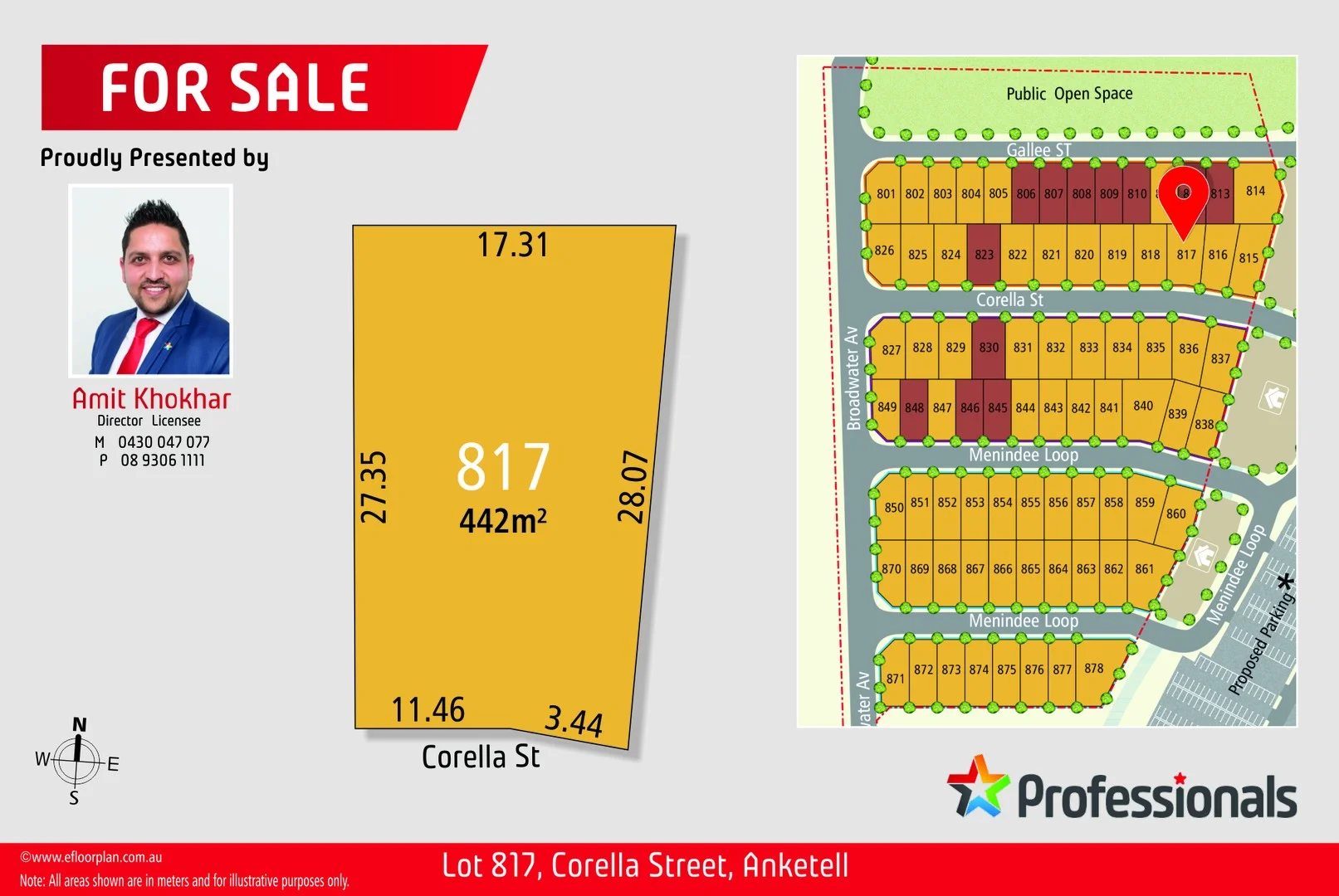 Lot 817 Corella Street, Anketell WA 6167