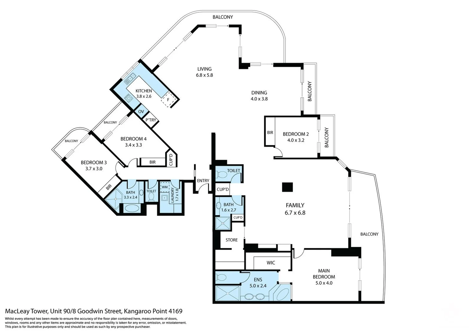 Additional image 20 of ID:21172536/8 Goodwin Street, Kangaroo Point QLD 4169