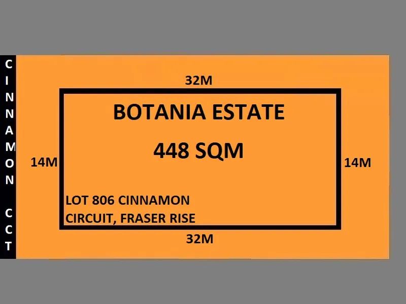 Lot 806 Cinnamon Circuit, Fraser Rise VIC 3336, Image 0