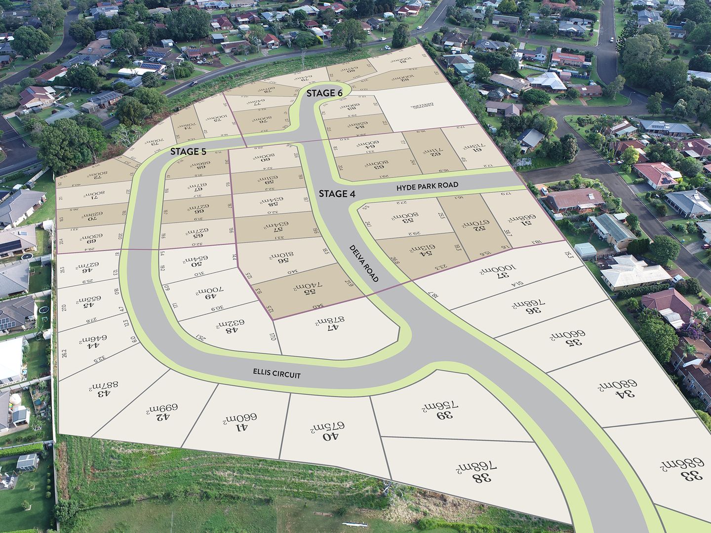 Stage 6 Killarney Park Estate, Wollongbar NSW 2477 Domain