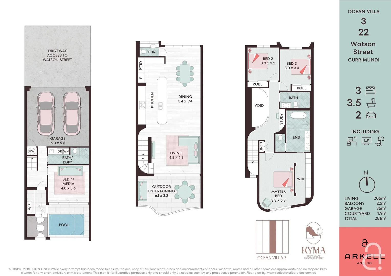 Additional image 30 of Villas 1-4 'Kyma'/22 Watson Street, Currimundi QLD 4551