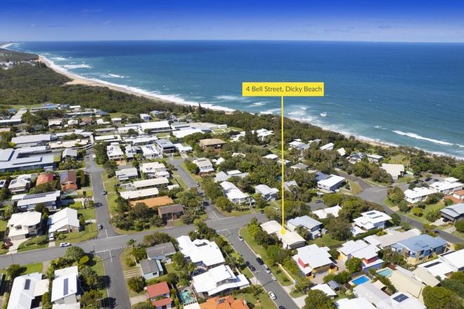 Picture of 4 Bell Street, DICKY BEACH QLD 4551