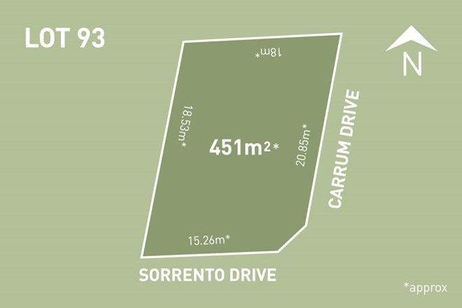 Picture of Lot 93 Sorrento Drive, Robertson Place, ALFREDTON VIC 3350