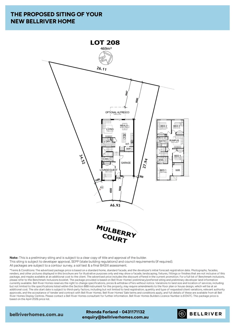 Additional image 12 of Lot 208 Mulberry Court, Whitlam Estate, Calderwood NSW 2527