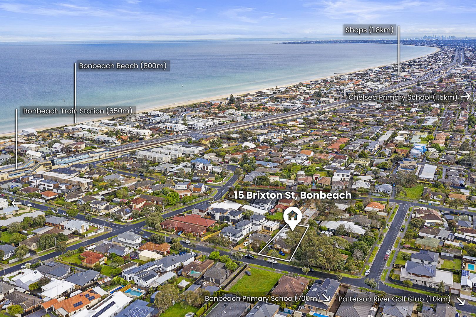 15 Brixton Street, Bonbeach VIC 3196 Domain