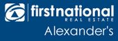 Logo for Alexanders First National Real Estate