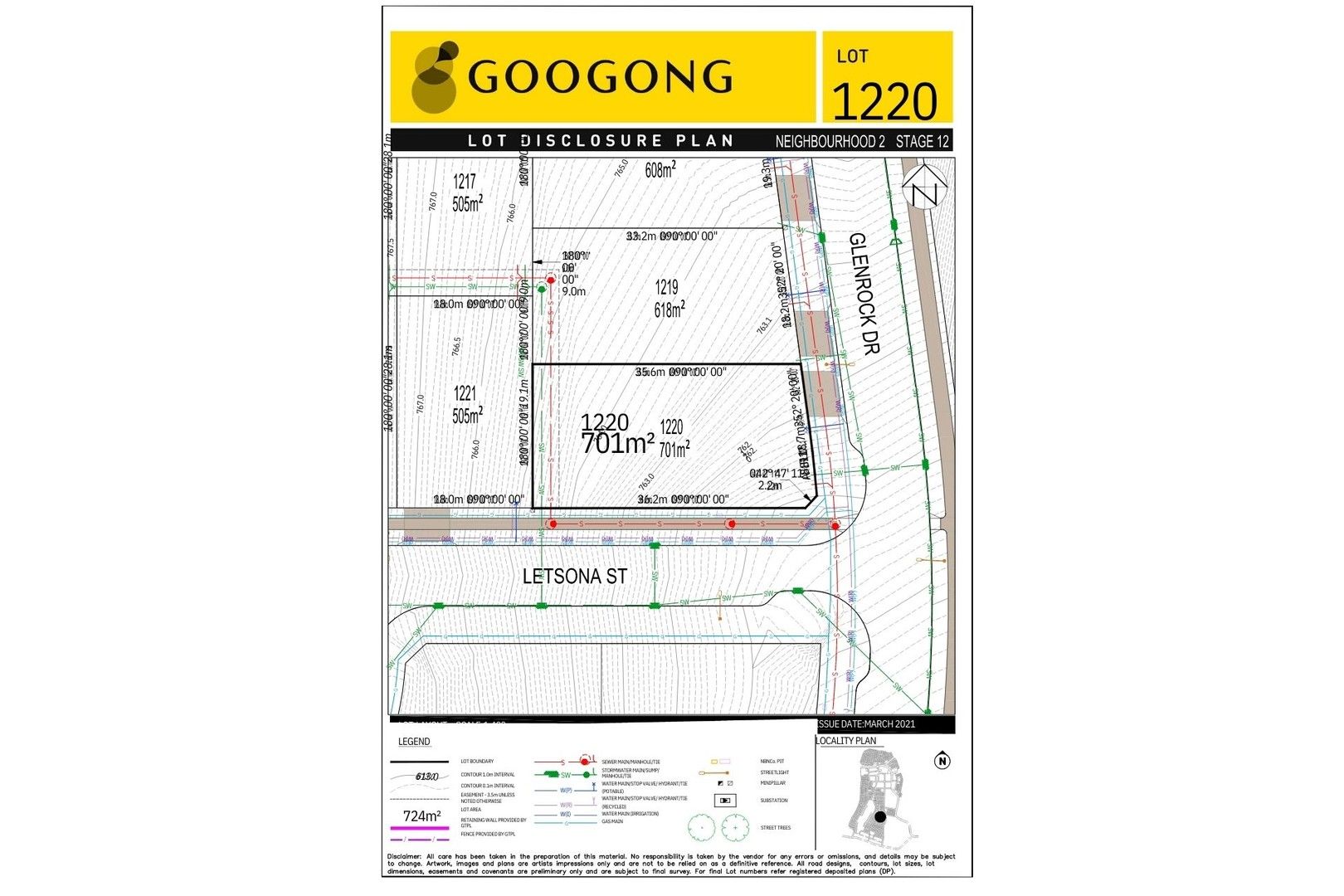 1220 Glenrock Drive, Googong NSW 2620 Domain