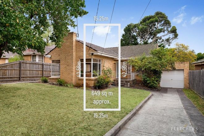 Picture of 19 Pine Street, SURREY HILLS VIC 3127