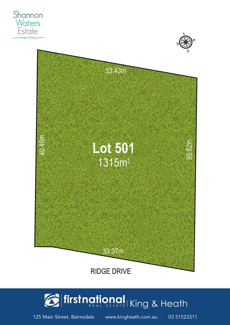 Lot 501 Ridge Drive, Bairnsdale VIC 3875, Image 0