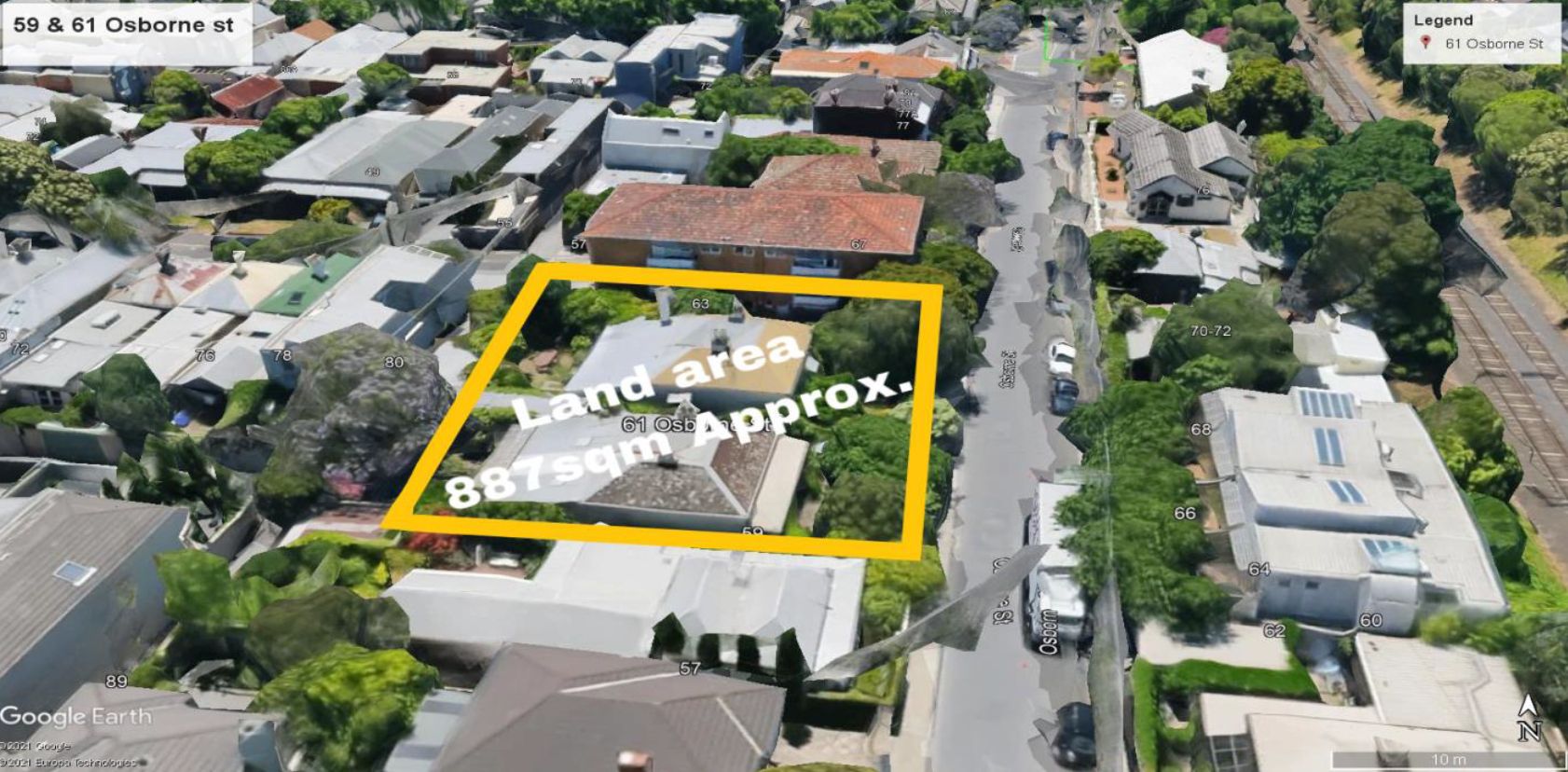 Vacant land in 59 &/61 Osborne Street, SOUTH YARRA VIC, 3141