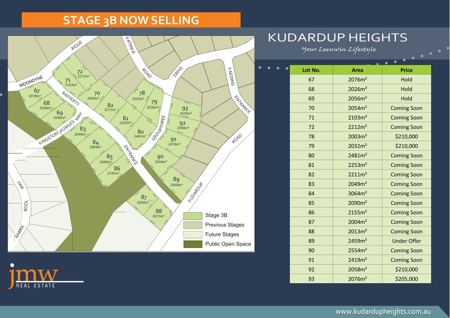 Kudardup Heights Stage 3B, Kudardup WA 6290 | Domain