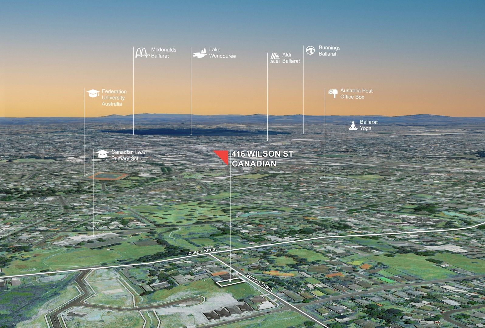 Vacant land in 416 Wilson Street, CANADIAN VIC, 3350