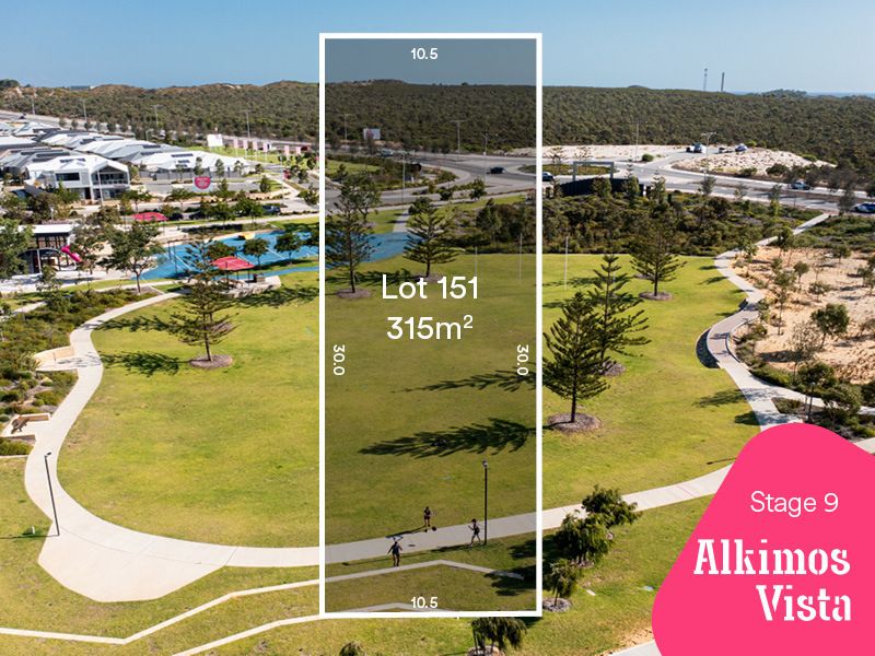 Vacant land in Lot 151 Warhol Way, ALKIMOS WA, 6038