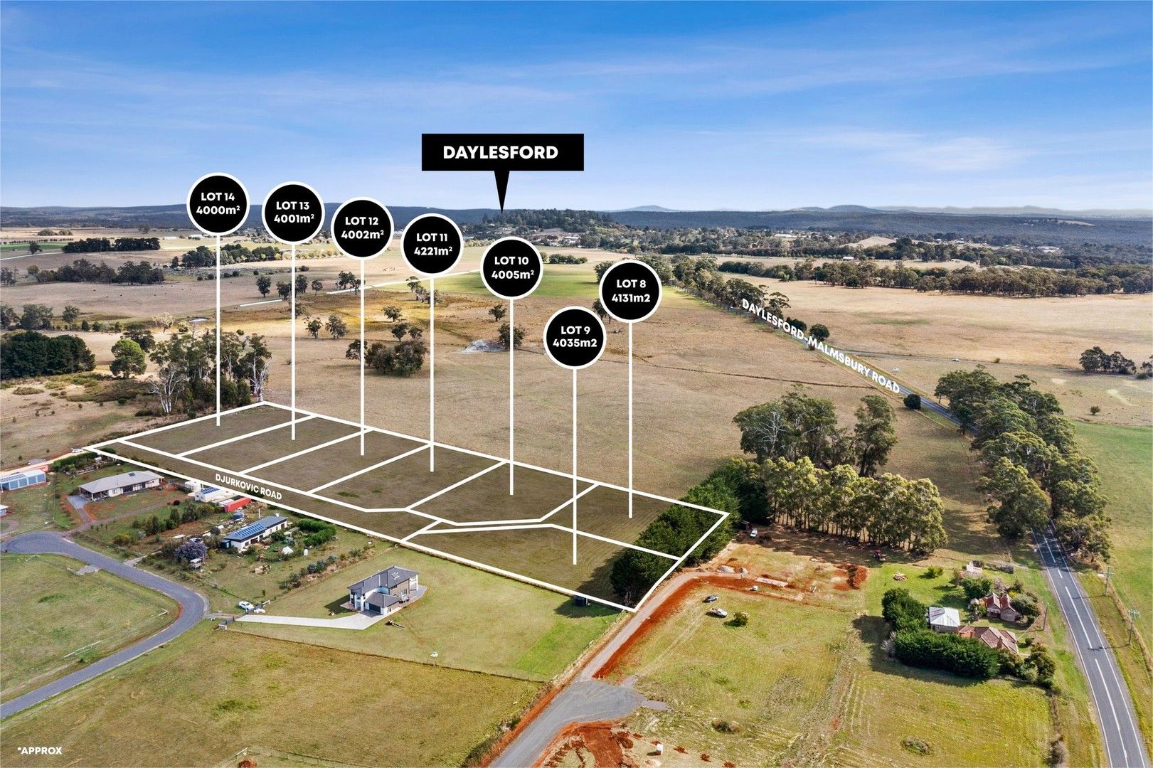 Lot 8-14/150 Daylesford Malmsbury Road, Coomoora VIC 3461, Image 0