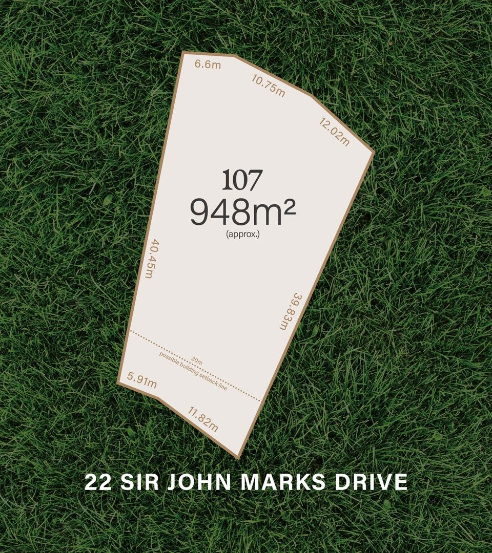 Vacant land in 22 Sir John Marks Drive, WEST LAKES SA, 5021