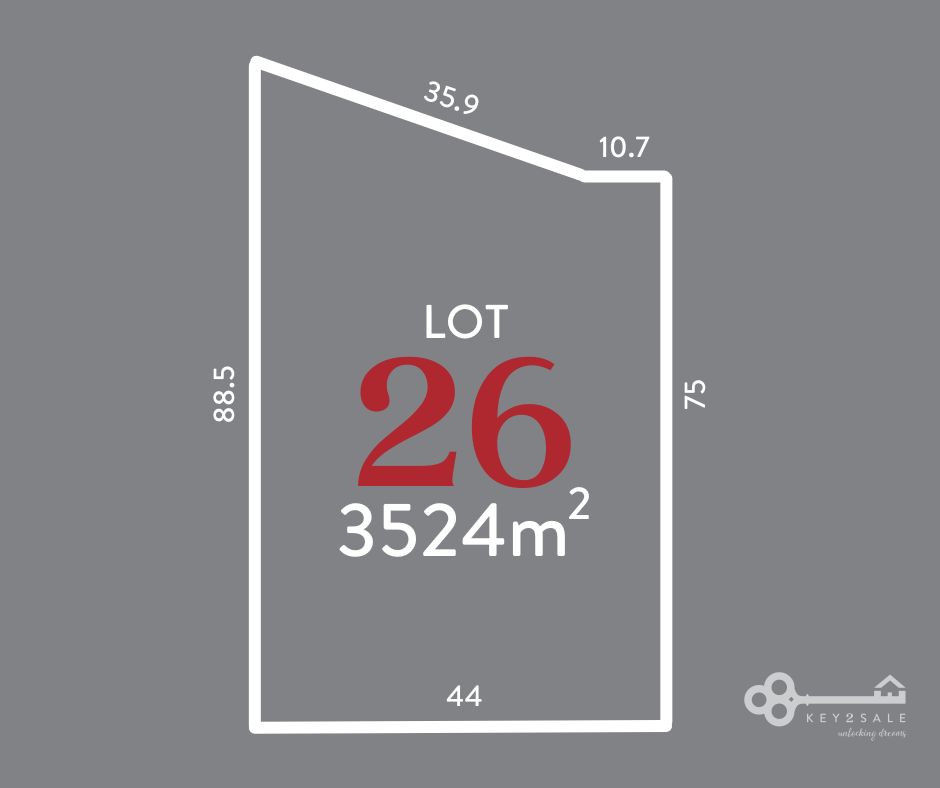 Vacant land in 26 Homestead Court, COMPTON SA, 5291