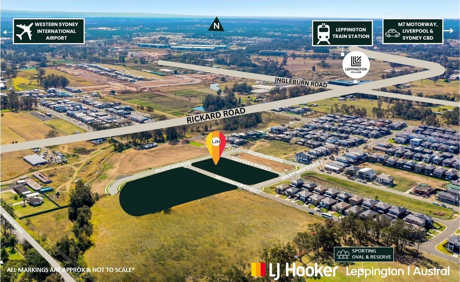 Vacant land in , LEPPINGTON NSW, 2179