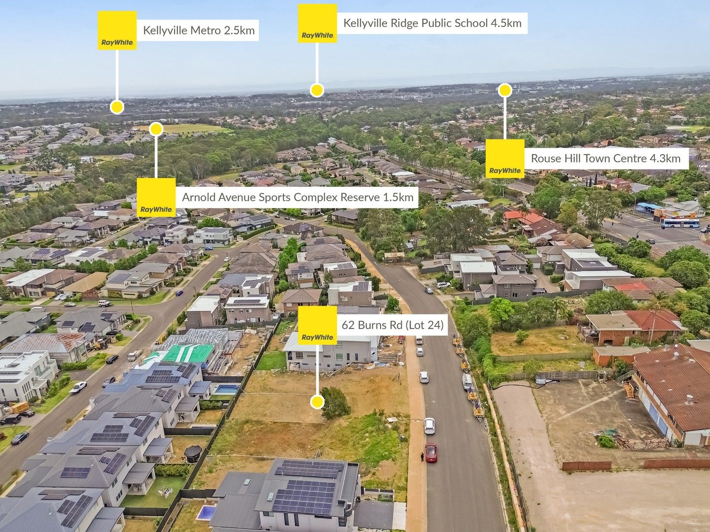Vacant land in 62 Burns Road, KELLYVILLE NSW, 2155