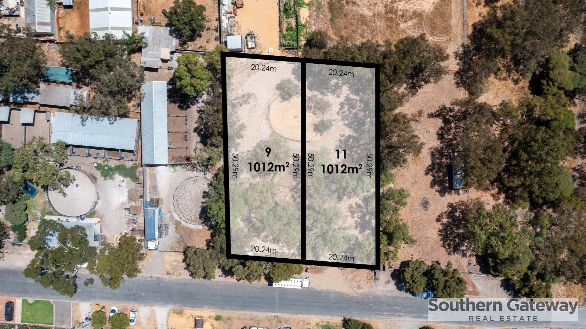 Vacant land in 9 & 11 Racecourse Road, PINJARRA WA, 6208