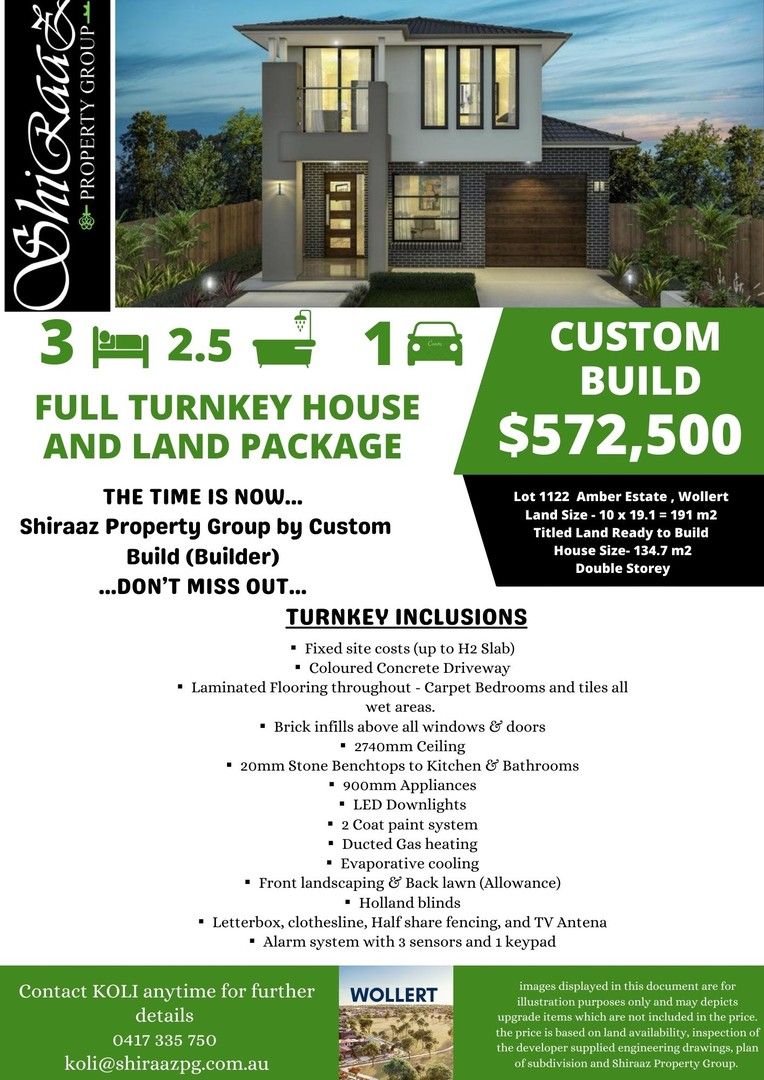3 bedrooms House in 1122 Amber Estate WOLLERT VIC, 3750