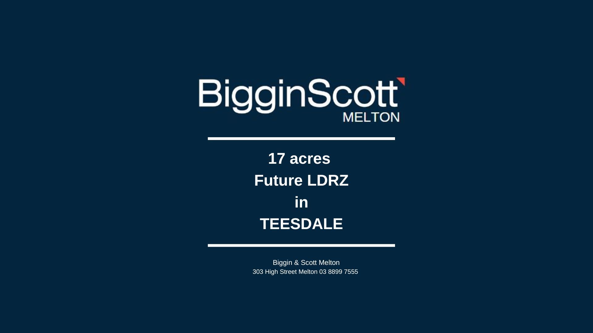 Vacant land in Teesdale-Lethbridge road, TEESDALE VIC, 3328