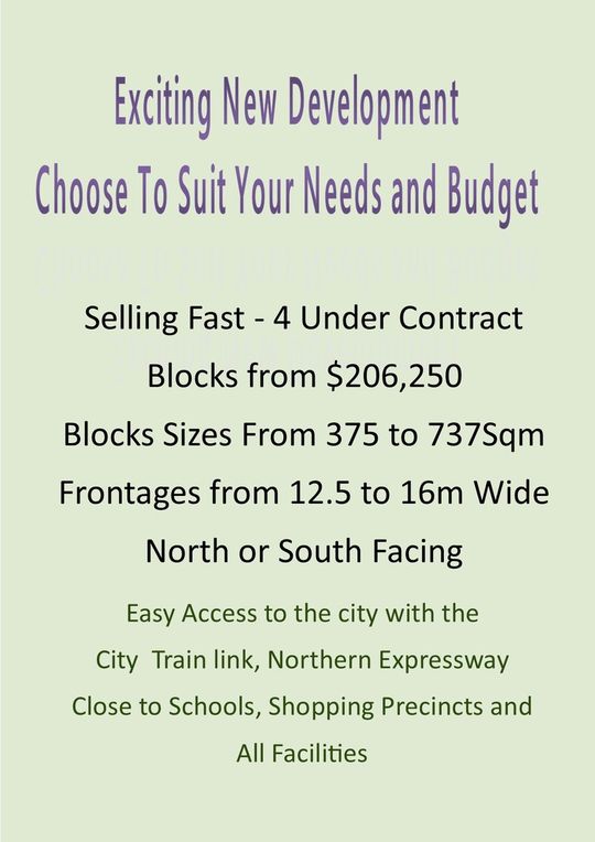 Vacant land in lot 28 Andrews Road, MUNNO PARA DOWNS SA, 5115