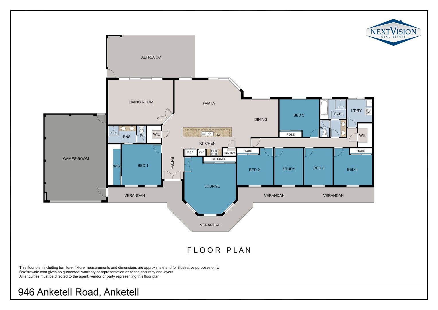 5 bedrooms House in 946 Anketell Road ANKETELL WA, 6167