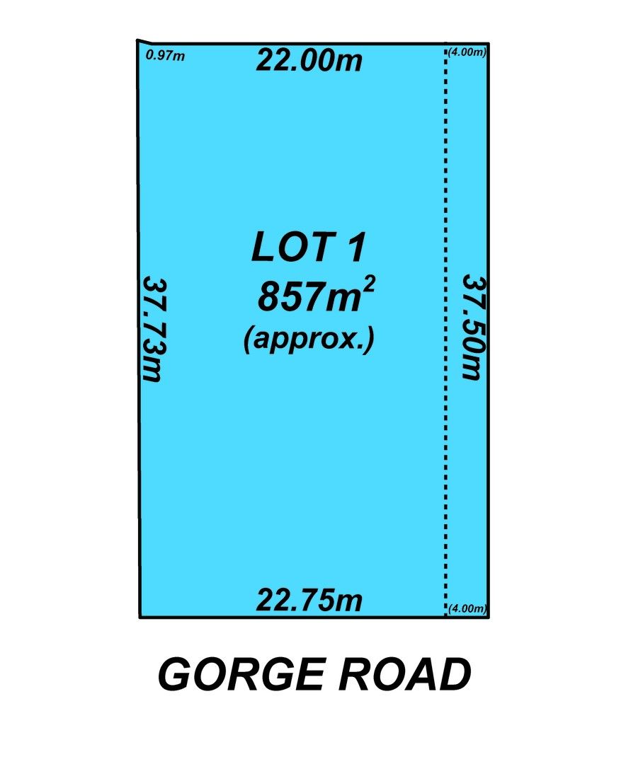 Vacant land in 396 Gorge Road, ATHELSTONE SA, 5076