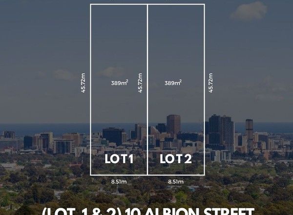 Picture of Lot 1 & Lot 2, 10 Albion Street, RIDGEHAVEN SA 5097
