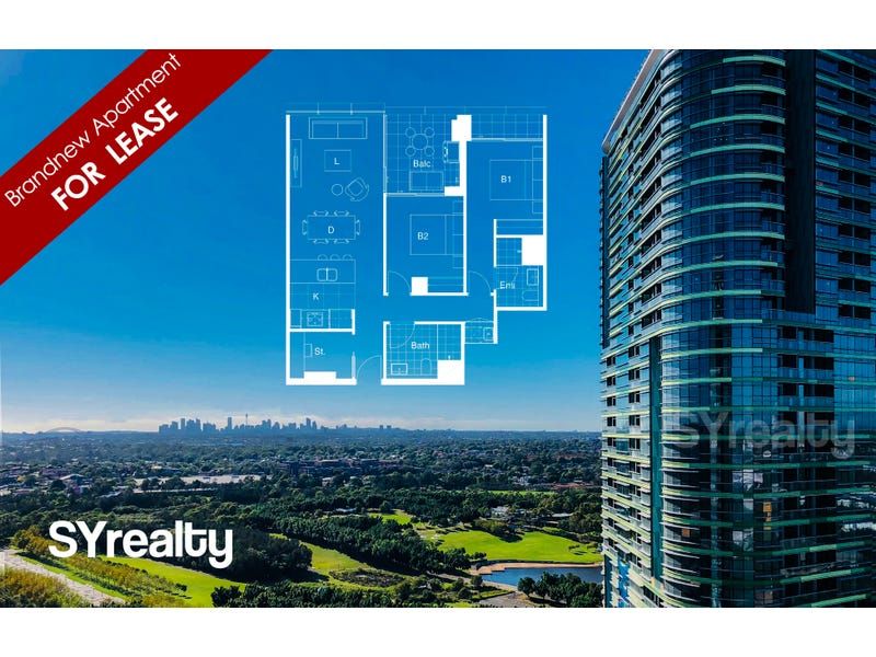2 bedrooms Apartment / Unit / Flat in 1903/1 Brushbox Street SYDNEY OLYMPIC PARK NSW, 2127