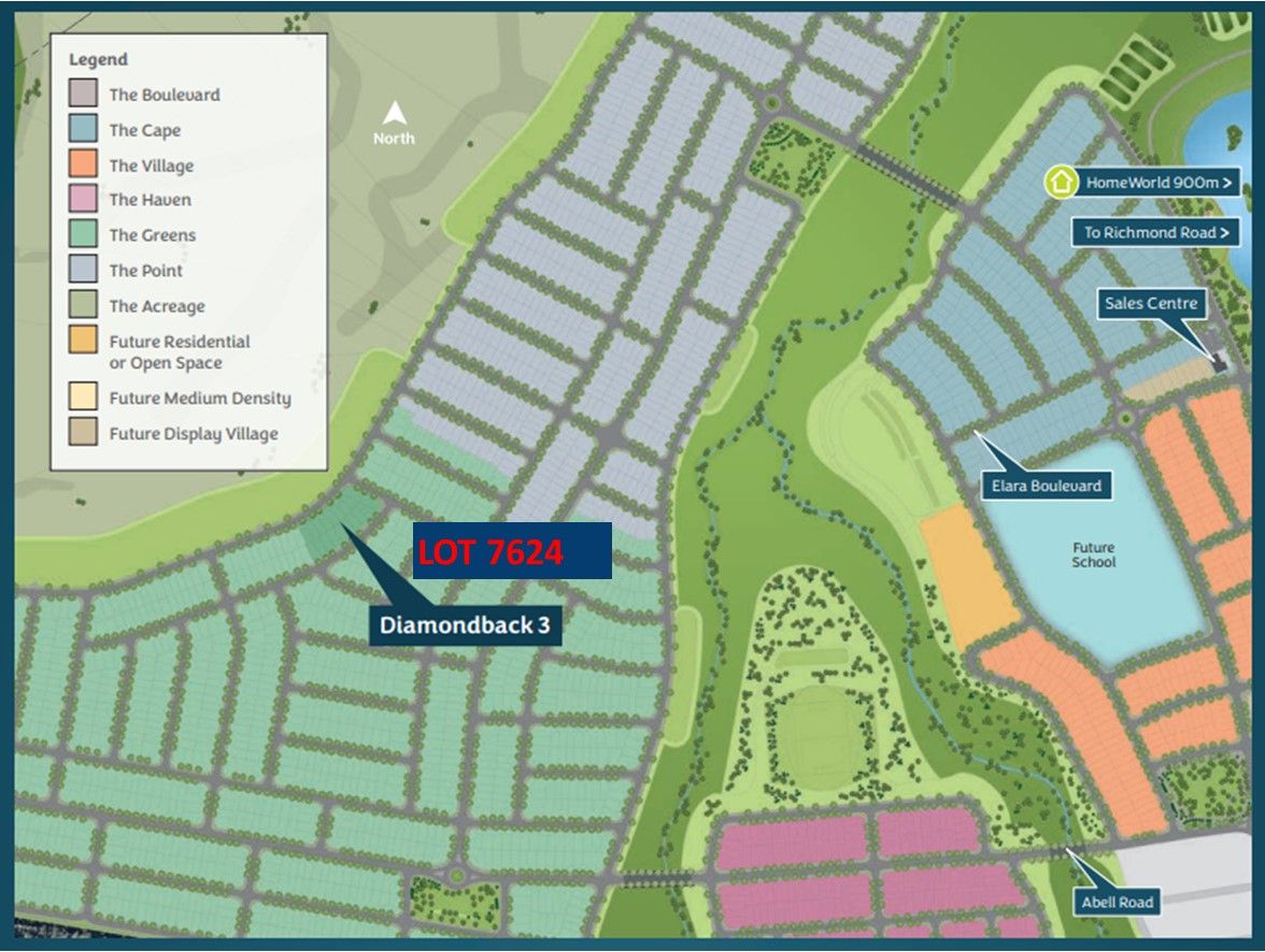 Lot 7624 Precinct 7B, Melonba, Marsden Park NSW 2765 | Domain